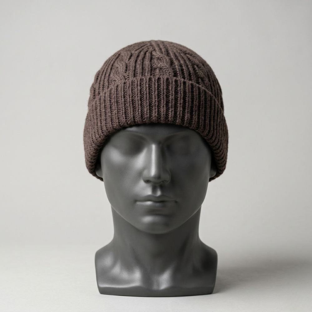 Brown Everyday Knit Hat