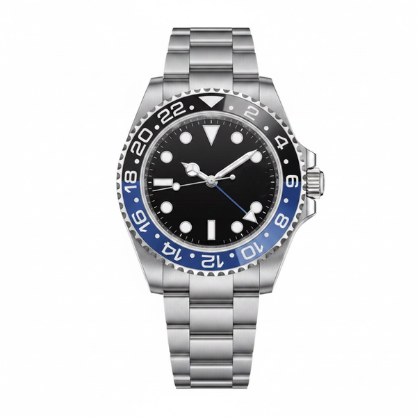 Herren-Armbanduhr mit zwei Zeitzonen