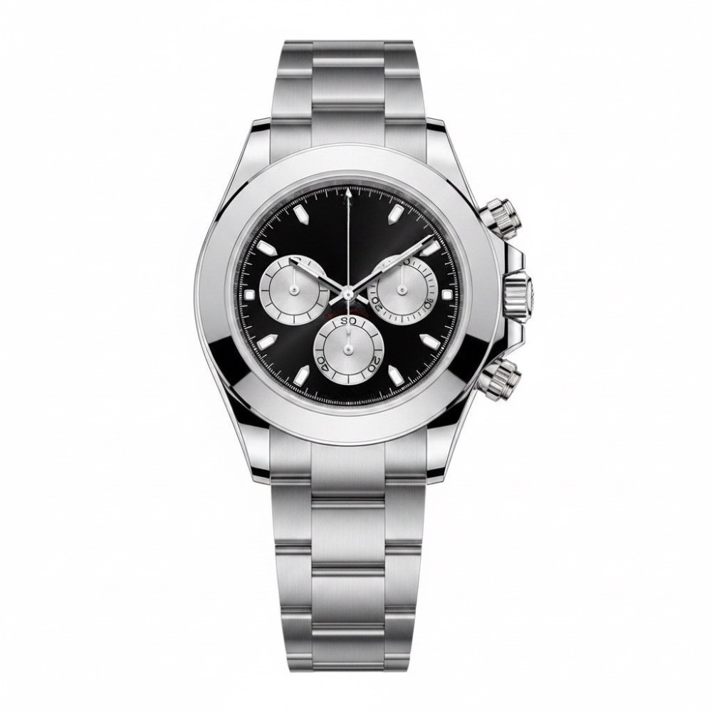 Chronograph-Armbanduhr aus Weißgold