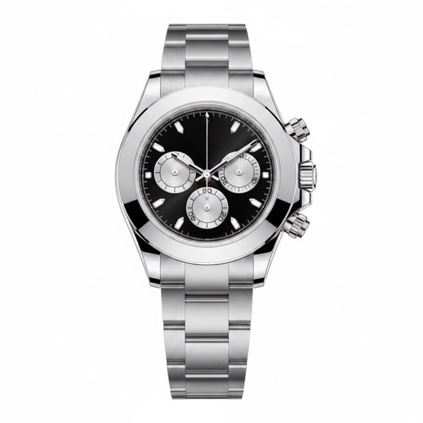 Chronograph-Armbanduhr aus Weißgold